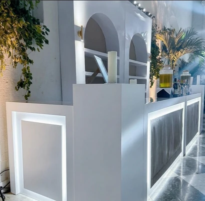 Bar Blanco LED · Barras & cóctel PR