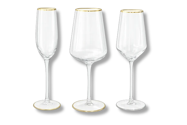 Copas Doble Oro · Cristalería PR