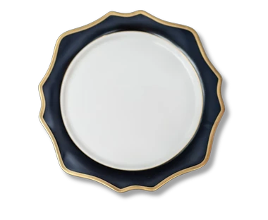 Royal Black and Gold · Platos base PR