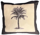 Cojín Palmera Negro · Salas & lounge PR